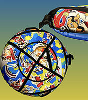 Тюбінг, ватрушка, надувні санки 100см. "Козаки" До 115 кг.