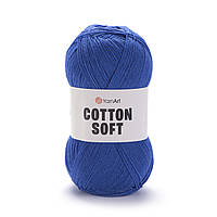 Yarnart COTTON SOFT (Котон Софт) № 47 електрик (Пряжа бавовна з акрилом, нитки для в'язання)