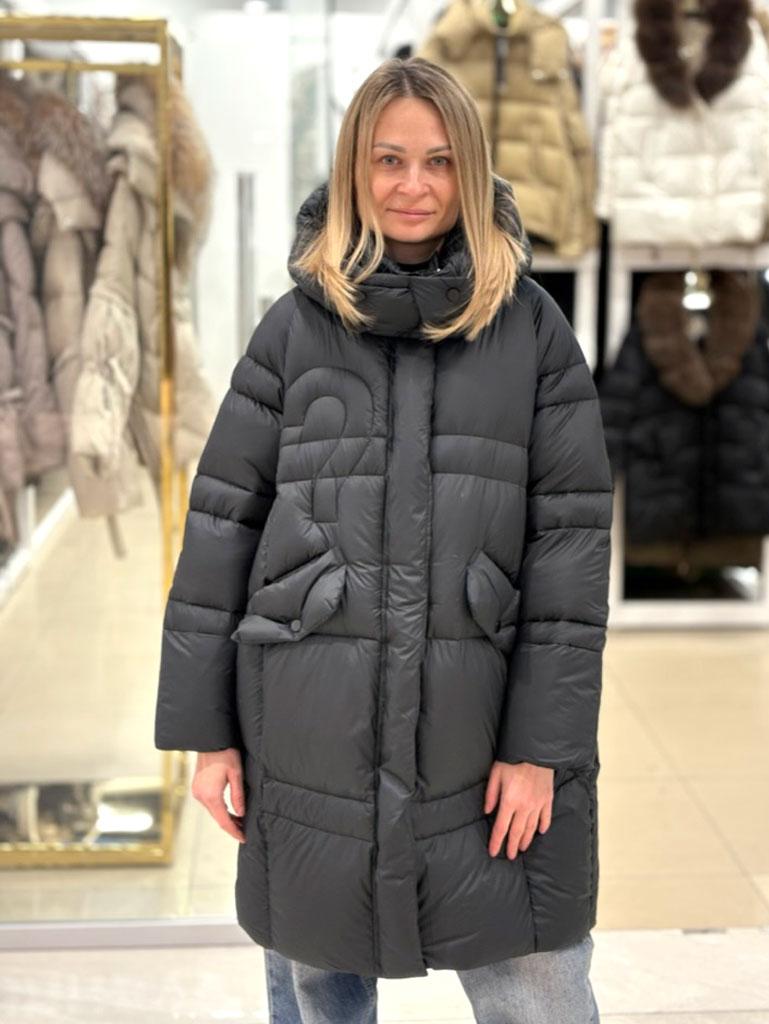 Пуховик жіночий Chanevia Black