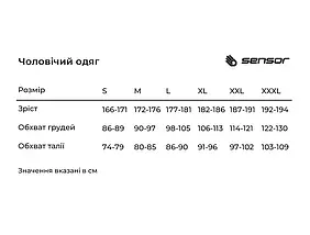 Чоловічі термоштани Sensor Merino DF, S (Black), фото 2
