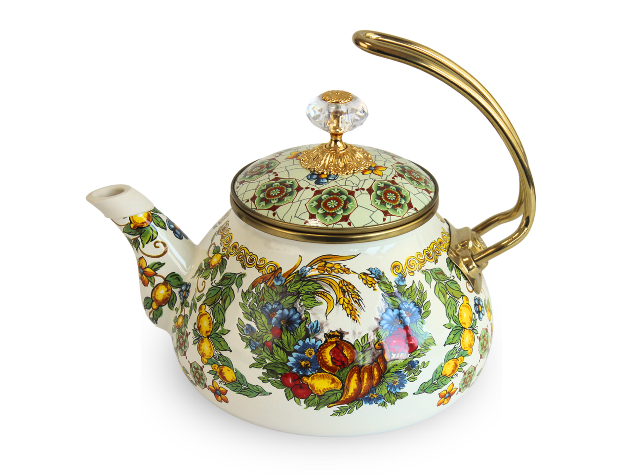 Чайник емальований "VITALY" Elmani з кришкою, 2,2 л