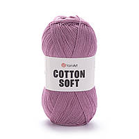 Yarnart COTTON SOFT (Котон Софт) № 65 суха троянда (Пряжа бавовна з акрилом, нитки для в'язання)