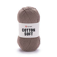 Yarnart COTTON SOFT (Котон Софт) № 71 мокко (Пряжа бавовна з акрилом, нитки для в'язання)