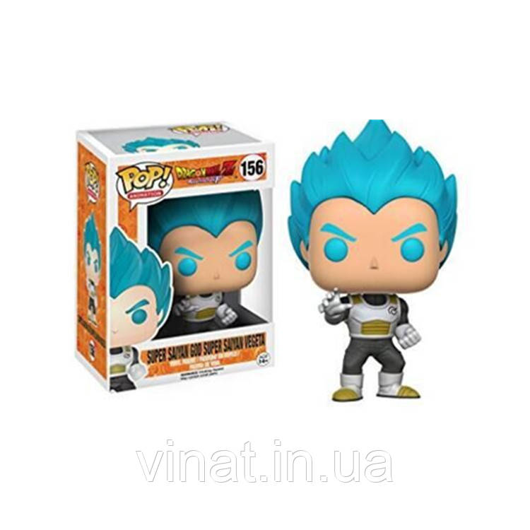 Фігурка Фанко Поп Funko Pop Dragon Ball Z - Super Saiyan God Super Saiyan Vegeta - Супер Сайян Бог Супер Сайян Вегета №156