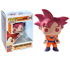 Фігурка Фанко Поп Funko Pop Dragon Ball Z - Goku Super Saiyan God Гоку Супер Сайян Бог №024