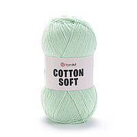 Yarnart COTTON SOFT (Котон Софт) № 79 м'ята (Пряжа бавовна з акрилом, нитки для в'язання)