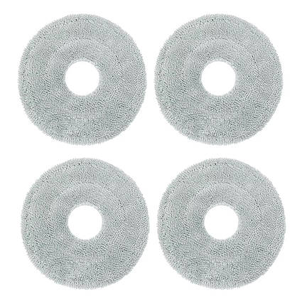 Мікрофіброві ганчірки (накладки) для робот-пилососа Dreame L10s Pro Ultra Heat ( RLL82CE ) / L10s Ultra Gen 2 ( RLL32SE ) / 4шт, фото 1
