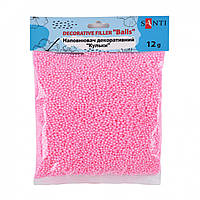 Наповнювач декоративний «Кульки» (12 г, рожевий) SANTI