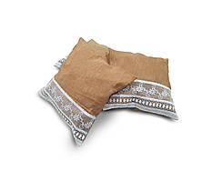 Комплект декоративних подушок Firanka Hand Made 40х40см 3шт Коричневі (п_0409)