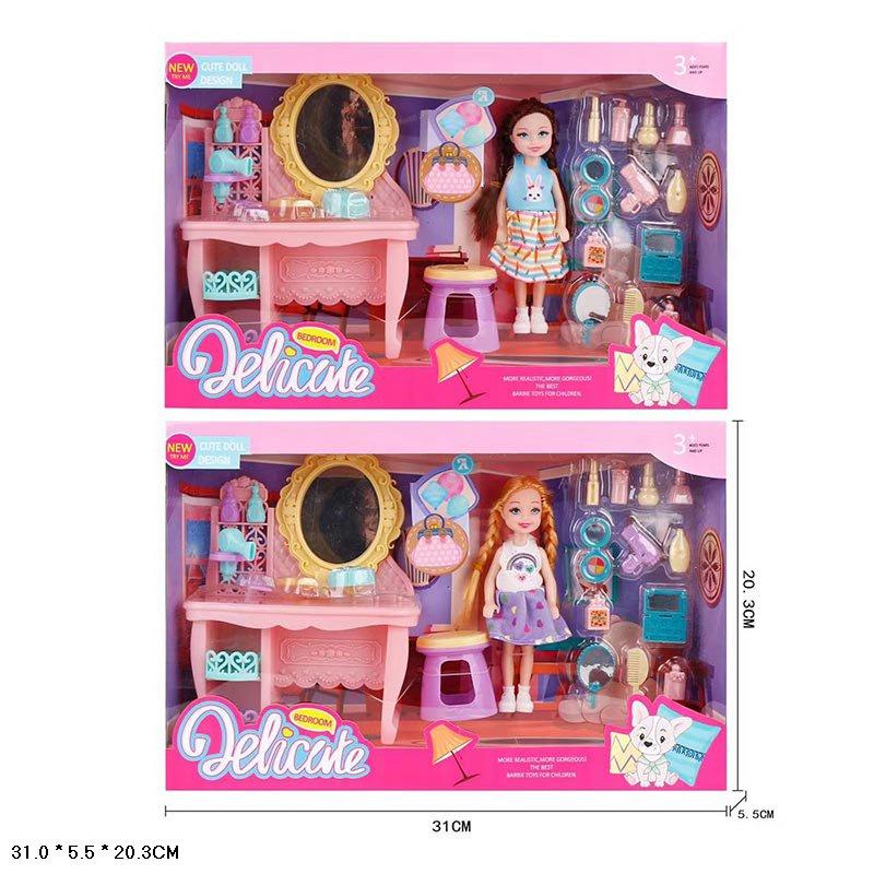 Лялька L5-36, 2 види, з малюнком та аксесуаром, фото 1