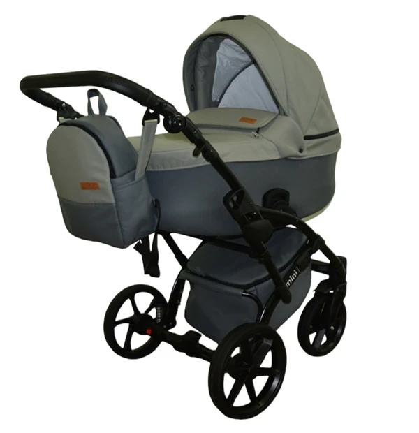 Коляска 2 в 1 Donatan Mini 10 сіра, фото 1