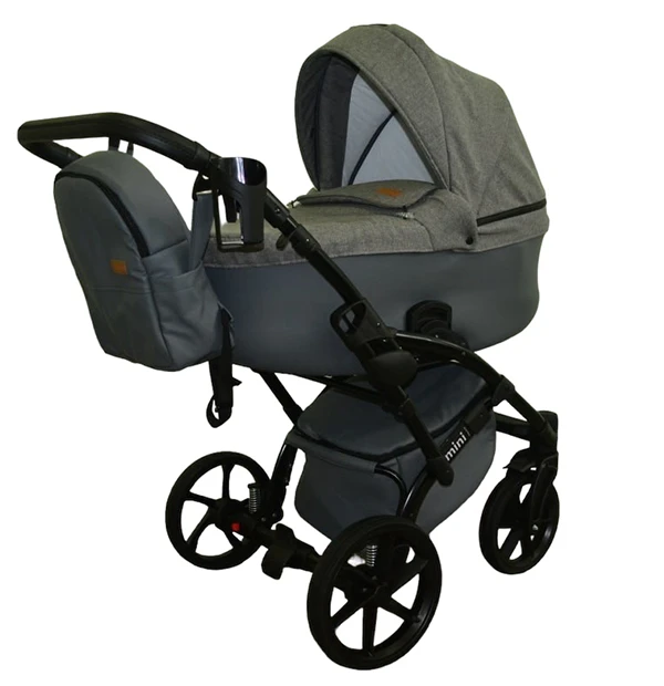 Коляска 2 в 1 Donatan Mini 11 сіра, фото 1