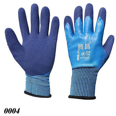 Рукавиці робочі з латексним та гумовим покриттям (12шт)