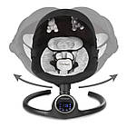 Колисальний центр Kidwell 2в1 REVE Black/Silver, фото 4