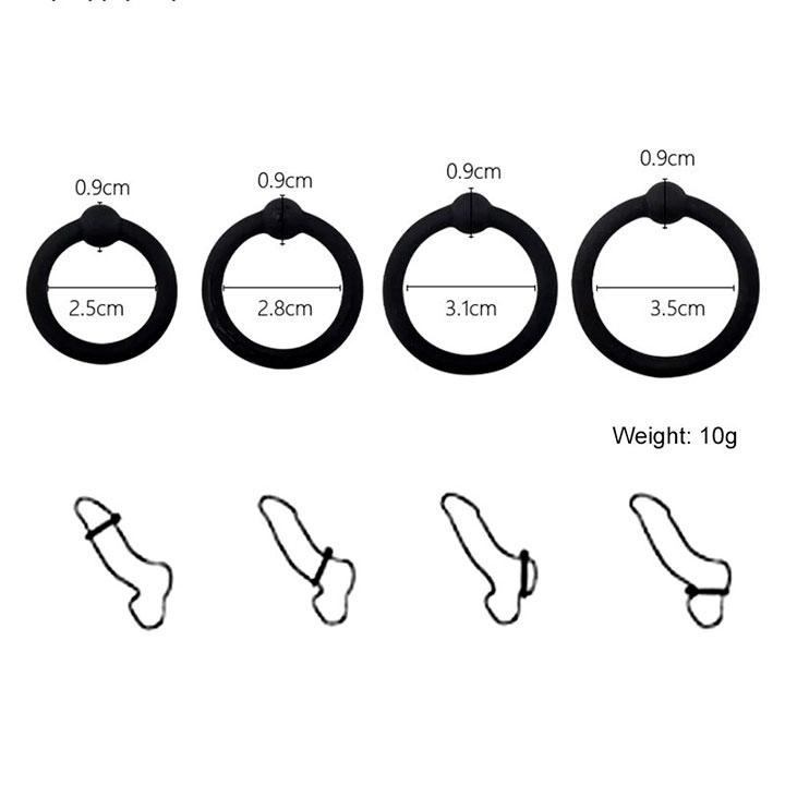 Набір ерекційних кілець (4 шт), фото 1