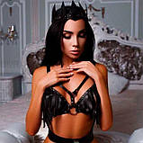 Ліф зі шкіряних ремінців Angels Passion, фото 3