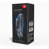 Насадка на пеніс та мошонку з вібрацією Choke Ring графіт, фото 3