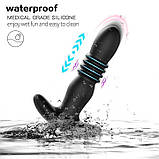 Смарт анальний корок із вібрацією й поступальними рухами Magic Jingers — Анальні іграшки, фото 5