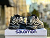 Чоловічі Термо кросівки Salomon XT-6 gore-tex black grey утеплені Саломон Гортекс сірі з чорним текстиль осінь зима, фото 7