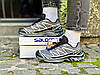 Чоловічі Термо кросівки Salomon XT-6 gore-tex black grey утеплені Саломон Гортекс сірі з чорним текстиль осінь зима, фото 9