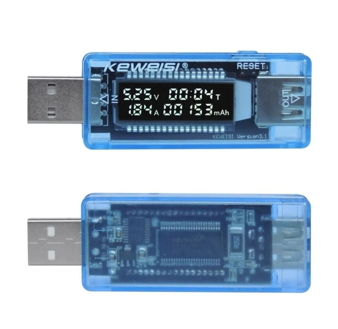 USB Тестер KWS-V20 / Синій