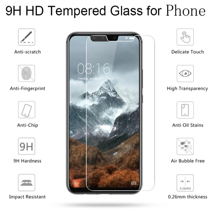 Загартоване захисне скло на Blackview A30, фото 1