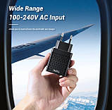 Оригінальний зарядний блок живлення TOPK швидка зарядка Quick Charge 3.0 Чорний, фото 3