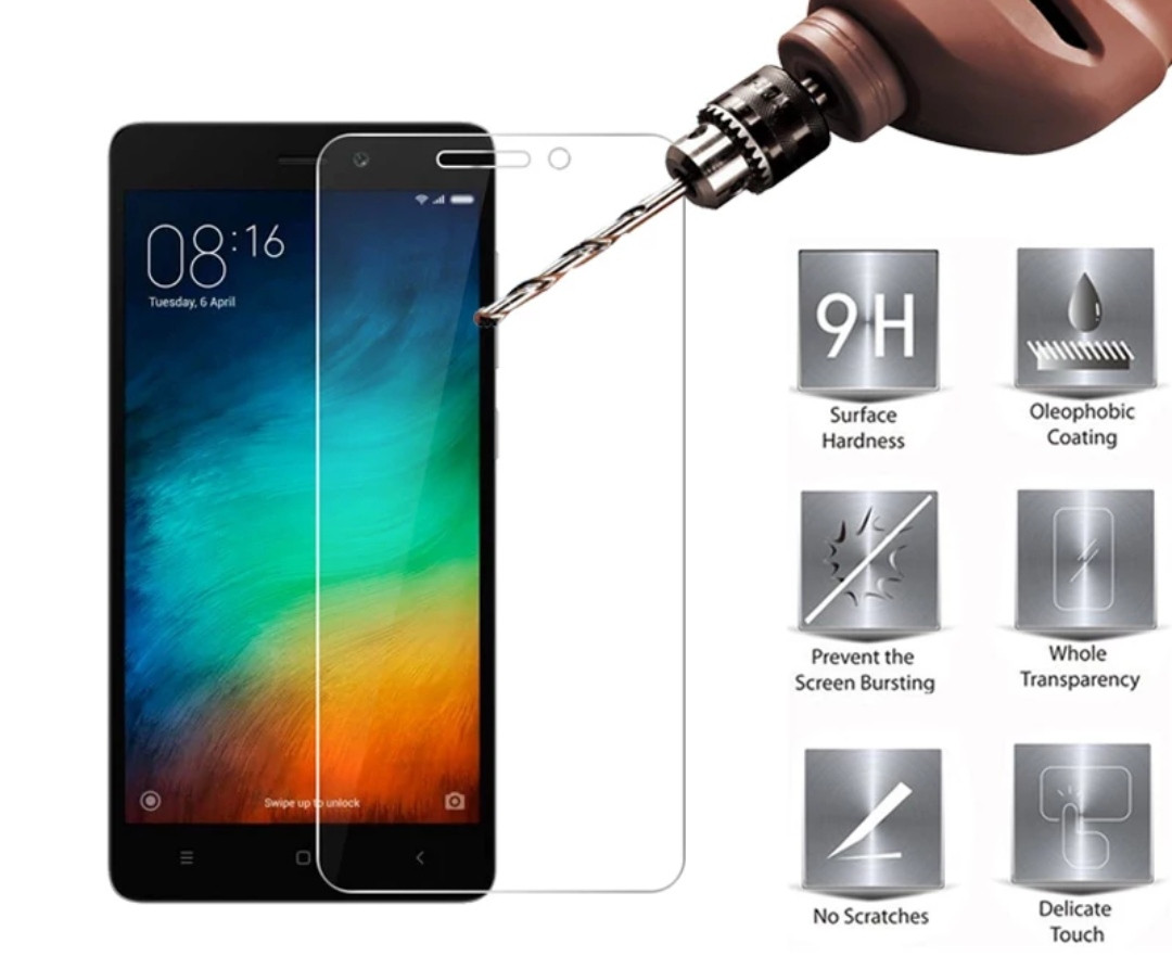 Загартоване захисне скло на Xiaomi Redmi 3S Prime, фото 1