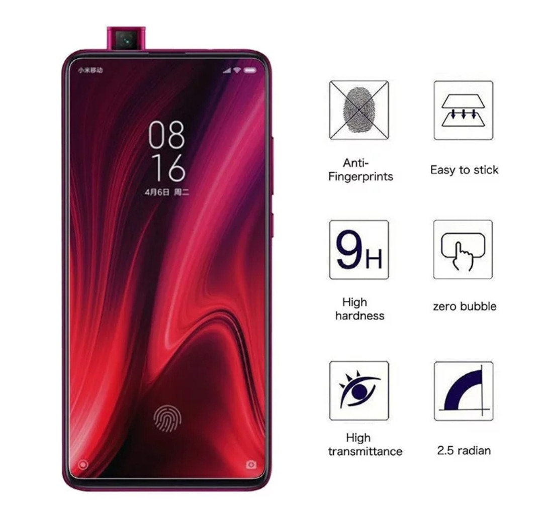 Загартоване захисне скло на Xiaomi Mi 9T Прозоре, фото 1