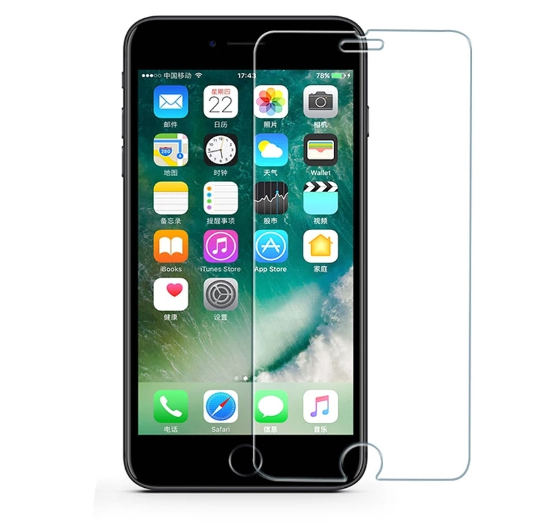 Загартоване захисне скло на Iphone 7 Прозоре, фото 1