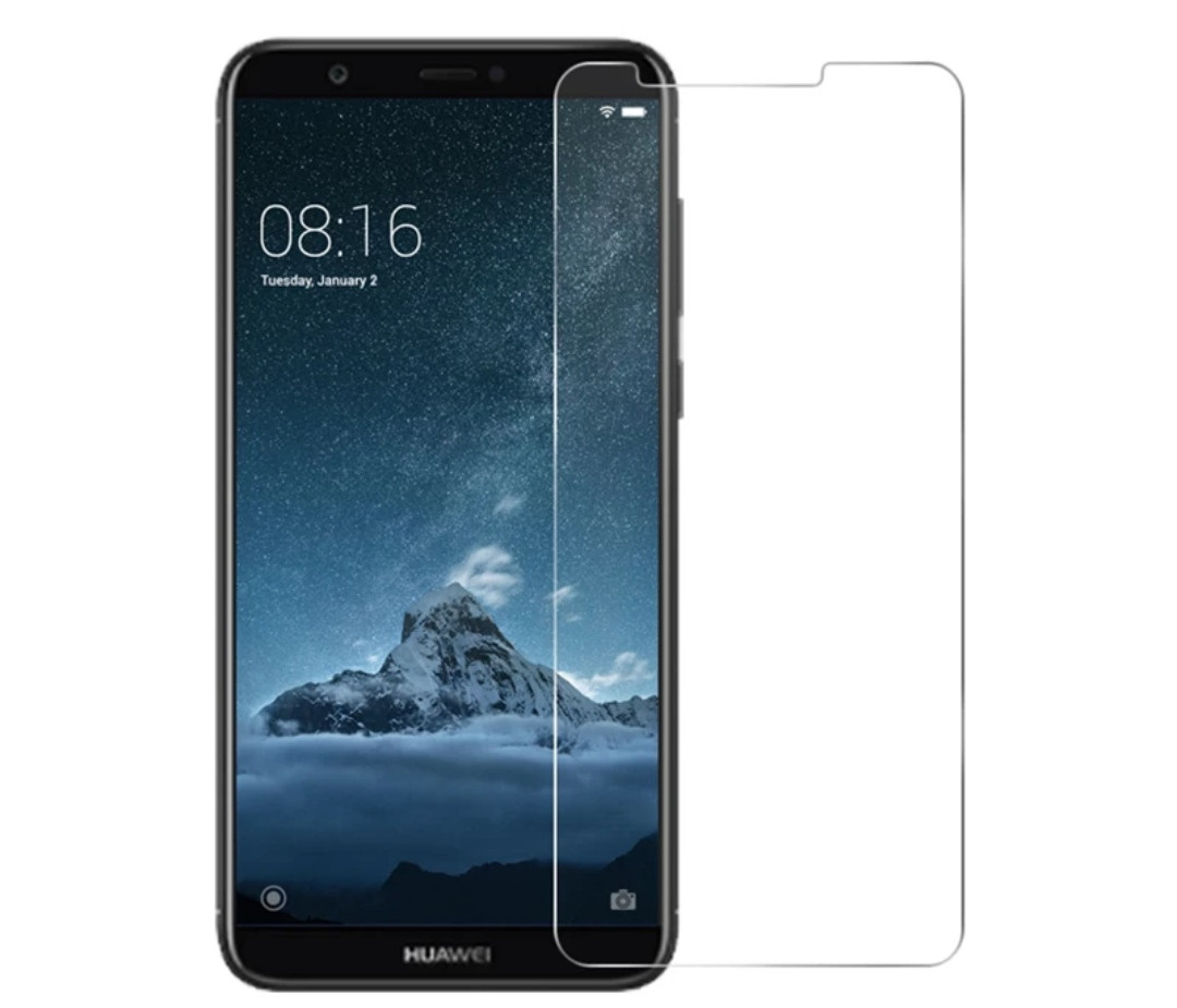 Загартоване захисне скло на Huawei Y6 2018 / Прозоре, фото 1