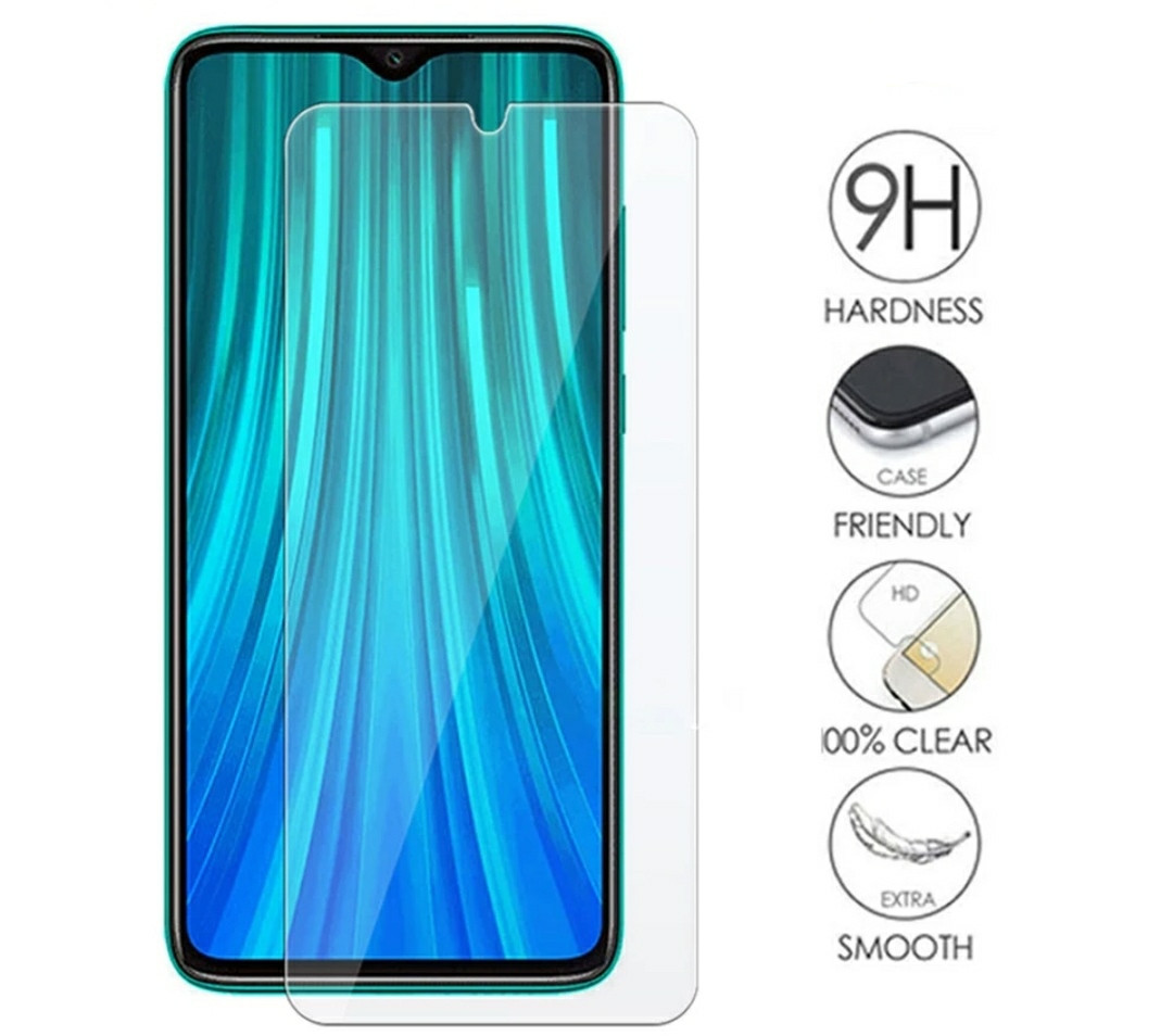 Загартоване захисне скло на Xiaomi Redmi Note 8 Pro Прозоре, фото 1
