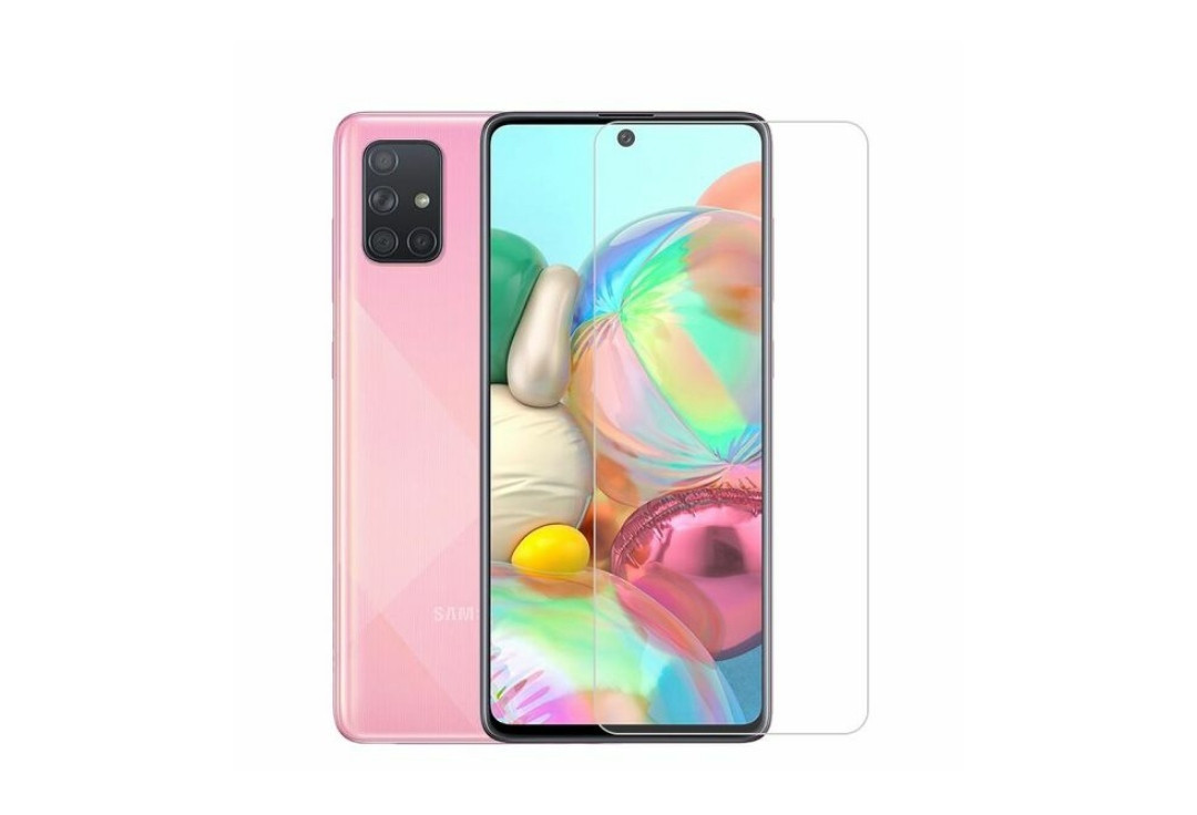 Загартоване захисне скло на Samsung Galaxy A71 (715FD) / Прозоре, фото 1