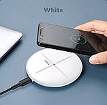 Безпровідний оригінальний зарядний пристрій TOPK B09W швидка зарядка 10W Білий, фото 2