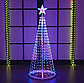 Новорічна конусна ялинка розумна світлодіодна 180см LED гірлянда 190 ламп RGB, Bluetooth управління, фото 5