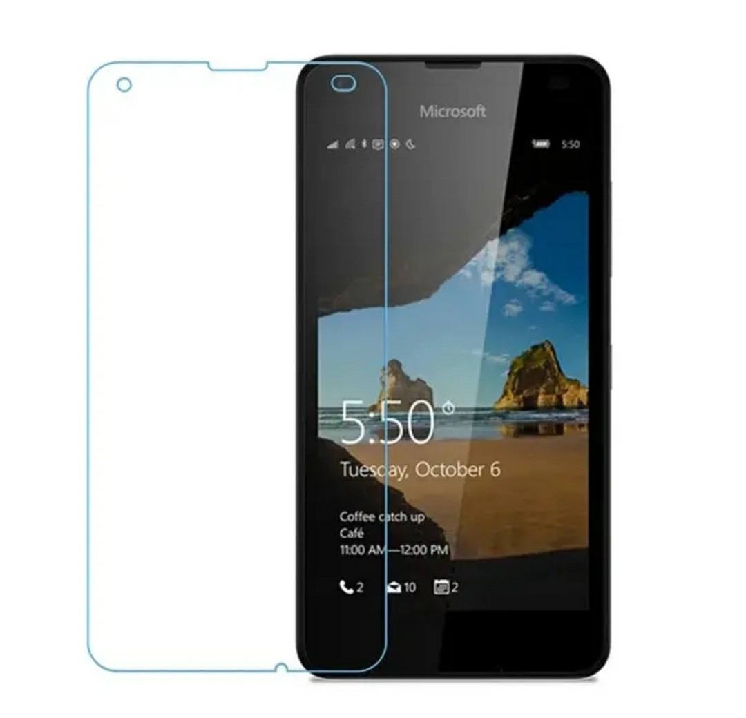 Загартоване захисне скло на Nokia 550 / Без рамки / Прозоре, фото 1