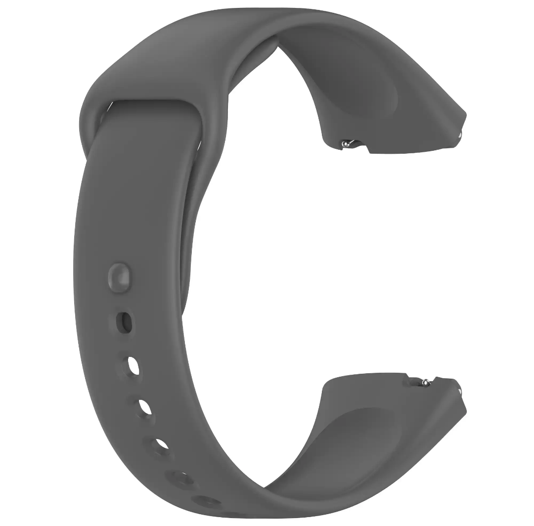 Силіконовий ремінець для Redmi Watch 3 Active / Сірий