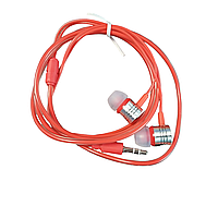 Навушники провідні вакуумні SERTEC ST-200 / Червоні