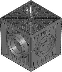 Точечний дренаж Hauraton RECYFIX POINT 30/30 (300Х300Х300), PР-PЕ Чорний з корзиною для сміття, гідрозатвором