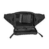 Поясна сумка-кобура A-line AО3. Cordura 1000D. Колір Чорний, фото 2