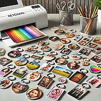 БРЕЛОКИ С ФОТО цена (от 50 штук)