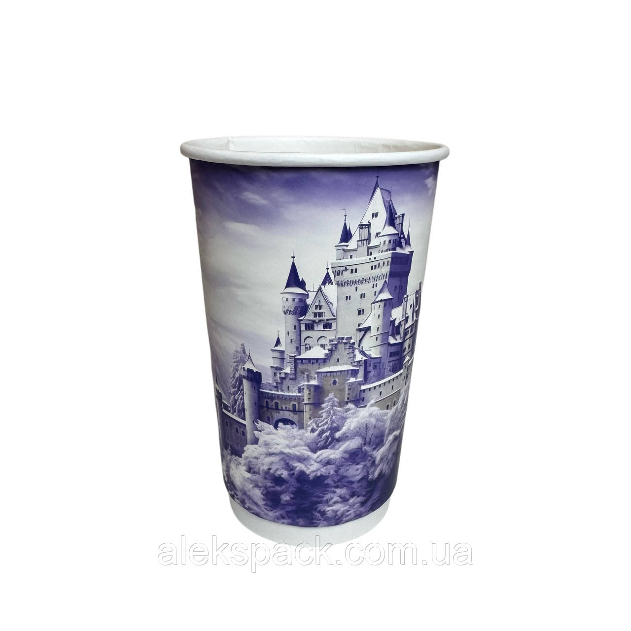 Стакан двошаровий 500 мл (обережно гріє) 20шт/300шт-ящ/15уп-ящ, фото 1