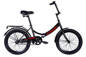 Велосипед ST 20" SPACE COMET BH рама-14" сірий 2024 крила, крило пер., крило зад., підніжка, дзвоник