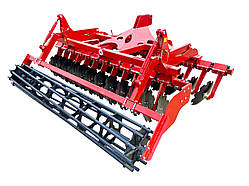 Лущильник дисковий ЛДД-3000, ширина 3,0 м. Діаметр диска 510 мм (51 см) на стійкі з гумовими демпферами.