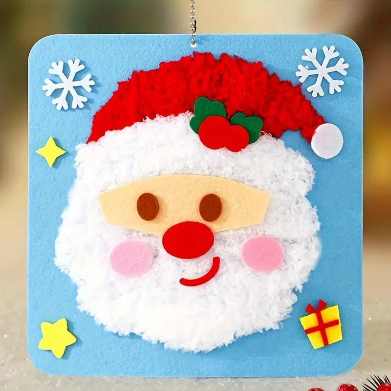 Творчий набір Вишивка для малюків. САНТА, фото 1