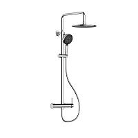 Душова система універсальна Qtap Sloup на два споживачі QT57103OC Chrome
