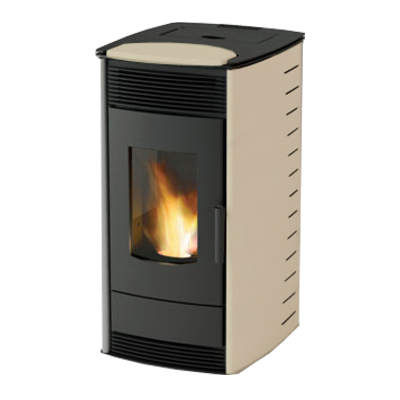 Піч MBS (МБС), Thermo Pellet, бордо, 12 кВт, заднє підключення димаря