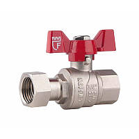 Кран кульовий із накидною гайкою Thermo Alliance Forte 3/4" ВР для води прямий SF260W20
