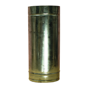 Труба Димохідна Versia-Lux 1 м Ø 200/260 мм двостінна нерж/оц 0,8 мм, фото 1