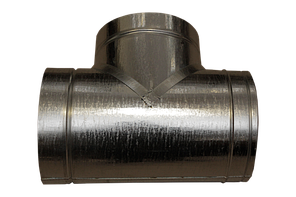 Трійник 87° на димохід Versia-Lux Ø 200/260 мм двостінний нерж/оц 0,8 мм, фото 4